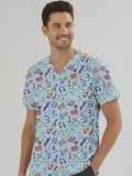 Formül Desenli Tek Üst (Cotton Likra Kumaş)