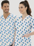 Robotik Desenli Tek Üst (Cotton Likra Kumaş)