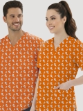 Sevimli Hayalet Desenli Tek Üst (Cotton Likra Kumaş)