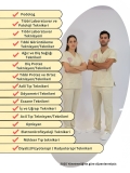 Technician & Medical Secretary Scrubs – Stretch Set | Turkey Ministry of Health – 2025 Standard – Moth
