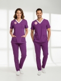 Senior Midwife Scrubs – Stretch Set | Turkey Ministry of Health – 2025 Standard – Byzantium
