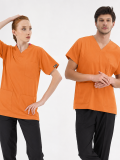 Orange Ochre Silva Lüks Likralı Tek Üst