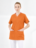 Orange Ochre Silva Lüks Likralı Tek Üst