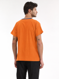 Orange Ochre Silva Lüks Likralı Tek Üst