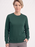 Avcı Yeşili Yuvarlak Yaka İş Sweatshirt 3 İplik Şardonlu