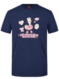 Nurse Life Printed Short Sleeve Navy Blue T-Shirt (100% Cotton Jersey Fabric)