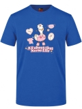 Nurse Life Printed Short Sleeve Saxon Blue T-Shirt (100% Cotton Jersey Fabric)