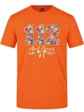 Bow Detail 112 Paramedic Printed Short Sleeve Orange T-Shirt (100% Cotton Jersey Fabric)