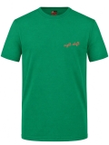 Night Shift Printed Short Sleeve Brazil Green T-Shirt (100% Cotton Jersey Fabric)