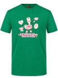 Nurse Life Bedrucktes Kurzarm T-Shirt in Brasilgrün (100% Baumwoll-Jersey)