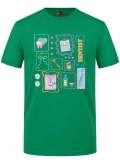 Dentist World Printed Short Sleeve Brazil Green T-Shirt (100% Cotton Jersey Fabric)
