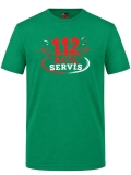 112 Emergency Heroes Printed Short Sleeve Brazil Green T-Shirt (100% Cotton Jersey Fabric)