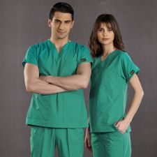 Ameliyathane Yeşili Dr Greys Terikoton Takım (İnce Kumaş)