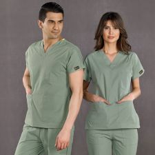 Mold Green Dr Greys Terikoton Suit (Thin Fabric)