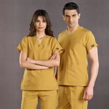 Mustard Dr Greys Terikoton Suit (Thin Fabric)