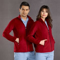 Burgundy Hospital Fleece Jacket