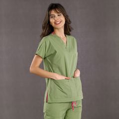 Pistachio Green Dr Greys Terikoton Suit (Thin Fabric)