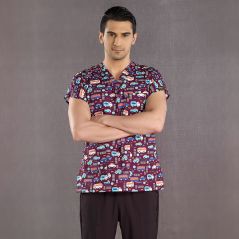 Dr. Greys Model Printed Scrubs Uniforms