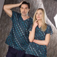Dr. Greys Model Printed Scrubs Uniforms