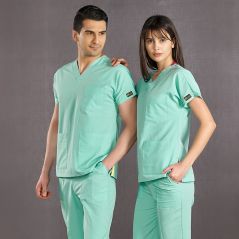 Water Green Dr Greys Terikoton Suit (Thin Fabric)