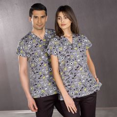 Patterned Dr.Greys Scrubs Suit