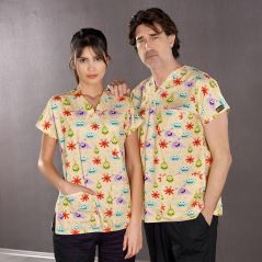 Patterned Dr.Greys Scrubs Suit