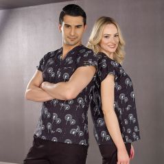 Patterned Dr.Greys Scrubs Suit