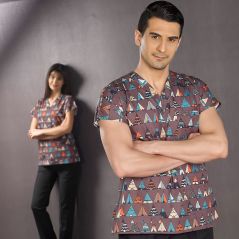 Patterned Dr.Greys Scrubs Suit
