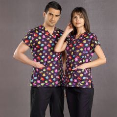 Patterned Dr.Greys Scrubs Suit