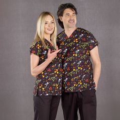 Patterned Dr.Greys Scrubs Suit