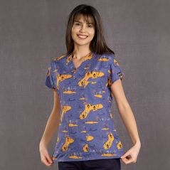 Patterned Dr.Greys Scrubs Suit