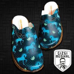 Men's Vivacolor Patterned Sabo Slippers
