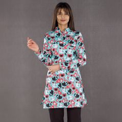 Single Top Patterned Hijab Nurse Shirt