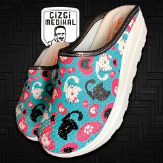 Cat Love Fit Vivacolor Desenli Sabo Terlik