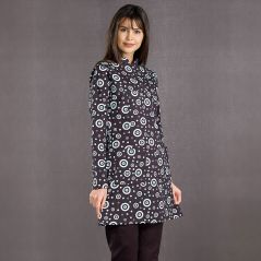 Single Top Patterned Hijab Nurse Shirt
