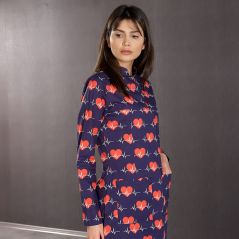 Single Top Patterned Hijab Nurse Shirt