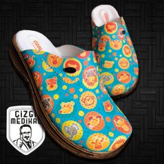 Men's Vivacolor Patterned Sabo Slippers