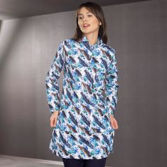 Single Top Patterned Hijab Nurse Shirt
