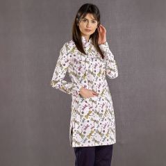 Single Top Patterned Hijab Nurse Shirt