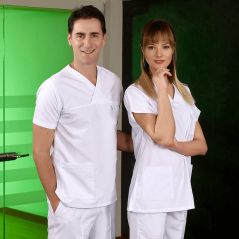 V (Surgical) Collar Suit (Alpaca Fabric)