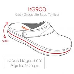 Maceracı Klasik Greys Life Sabo Terlikler