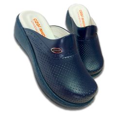 Navy Blue Plus Prestige Women's Sabo Slippers
