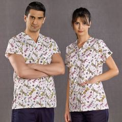 Yusufçuk Desenli Greys Takım (%100 Cotton Likra Kumaş)