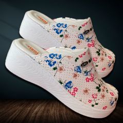 Flowering Plus Prestige Women's Sabo Slippers