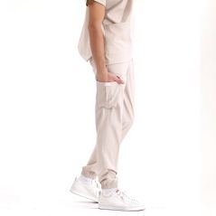 Cream Jogger Lux Lycra Greys Suit