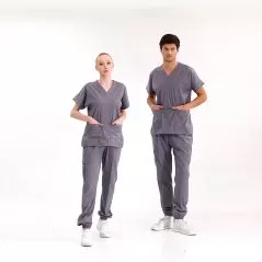 Kurşuni Gri Jogger Lüks Likralı Greys Takım