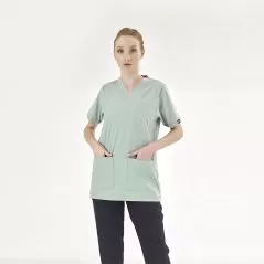 Mint Green Silva Lux Lycra Single Top