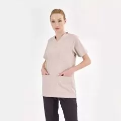 Cream Silva Lux Lycra Single Top