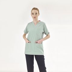 Mint Green Silva Lux Lycra Single Top