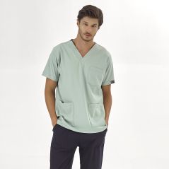 Mint Green Silva Lux Lycra Single Top